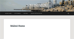Desktop Screenshot of malmohamn.se