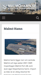 Mobile Screenshot of malmohamn.se