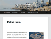 Tablet Screenshot of malmohamn.se